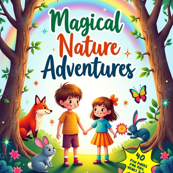 Magical Nature Adventures Colouring Book