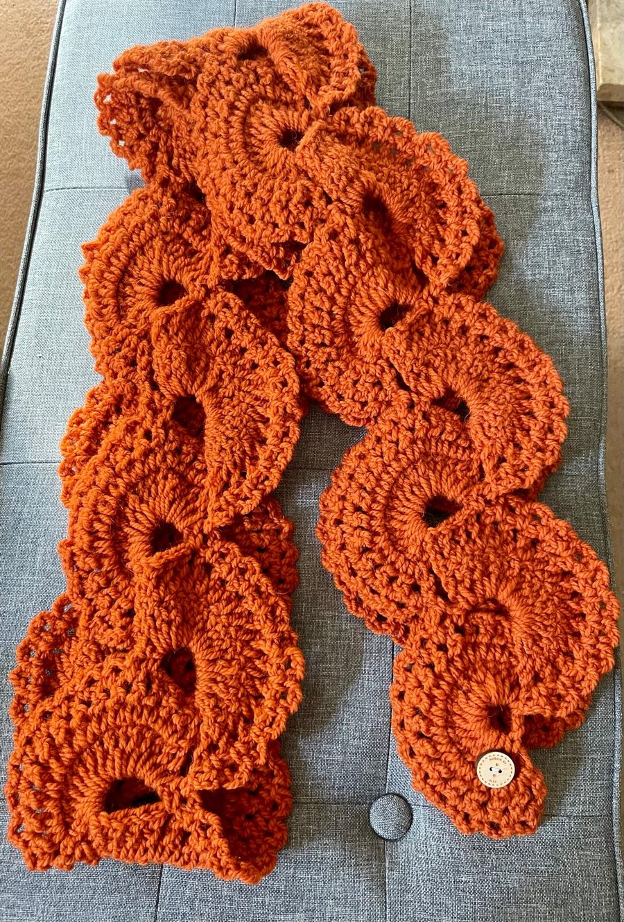 Crochet Cascade Scarf