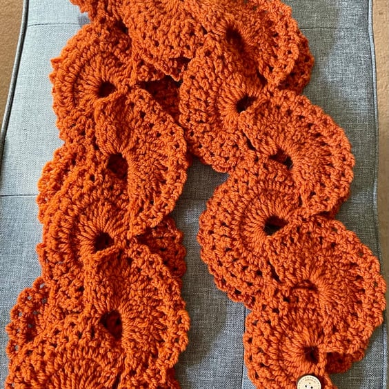 Crochet Cascade Scarf