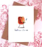 Hallou-it's-me Cheese Halloumi Adele Birthday Card - Image 3