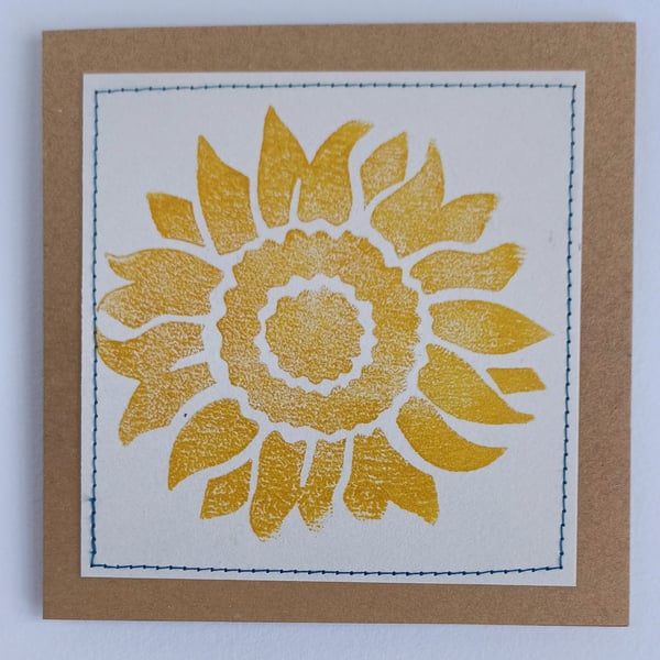 Sunflower Greeting Card 