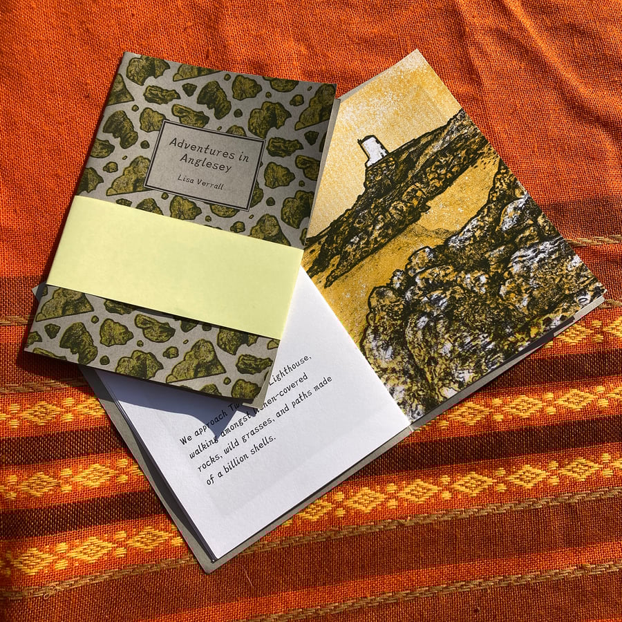 Adventure in Anglesey – handmade, risograph printed book
