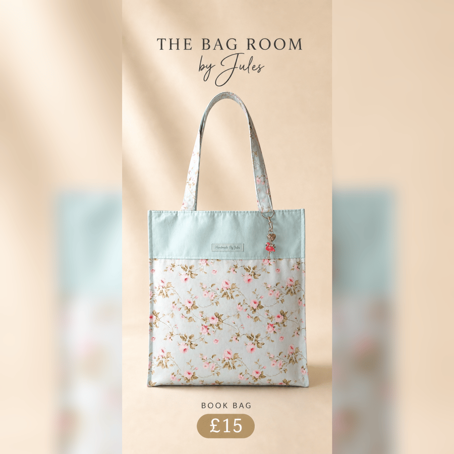 Blue Bridgerton Inspired Book Bag