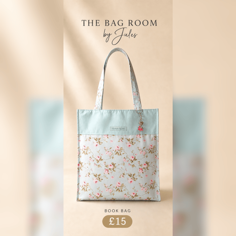 Blue Bridgerton Inspired Book Bag