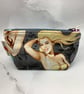 Mermaids makeup bag, zip bag, options, Handmade - Image 6