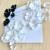Hand Crafted Silk Satin Wild Rose in 5 sizes