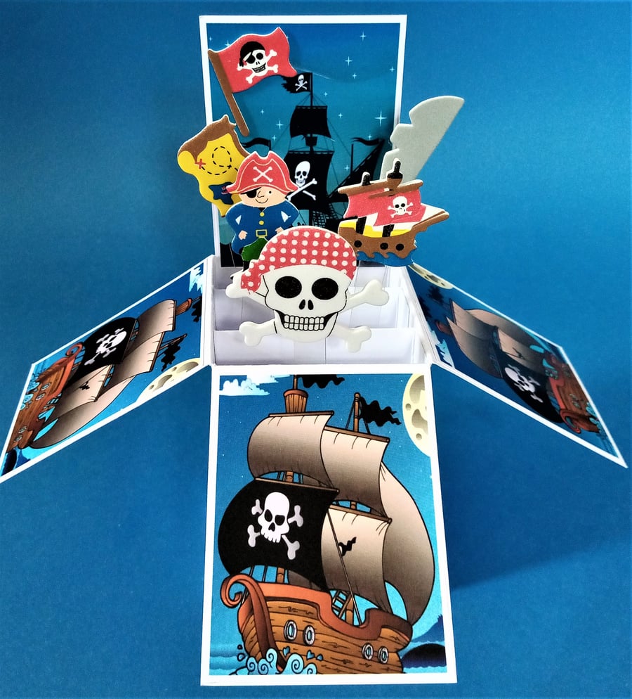 Boys Pirate Birthday Card