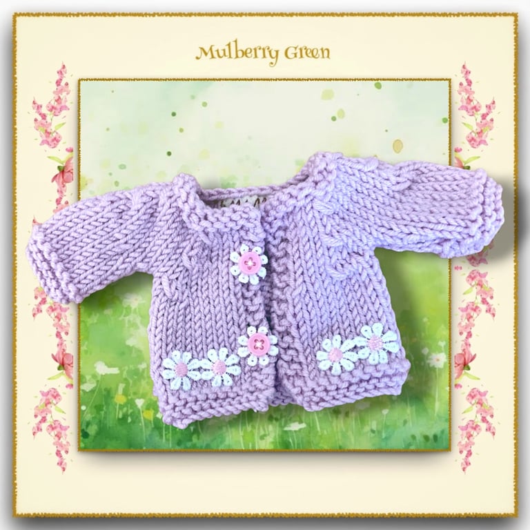 Pink Daisies Cardigan 