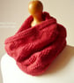 KNITTING PATTERN - Diamond Seeds Cowl - PDF file tutorial - Beginner's knitting - Image 1