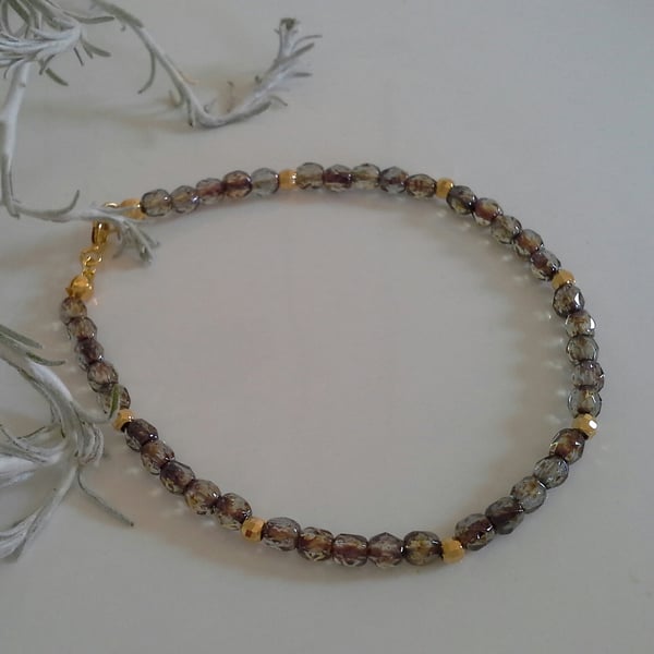 Crystal Gold Vermeil Friendship Stacker Bracelet (HELP A CHARITY)