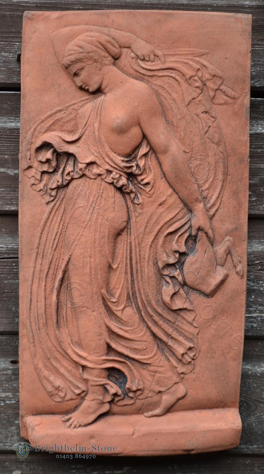 Female Figures - Set of 3 Classical Plaques 