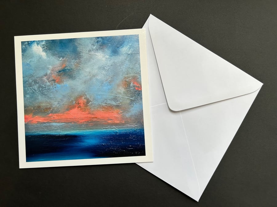 Shimmers of the Day - Greeting Card (Art)