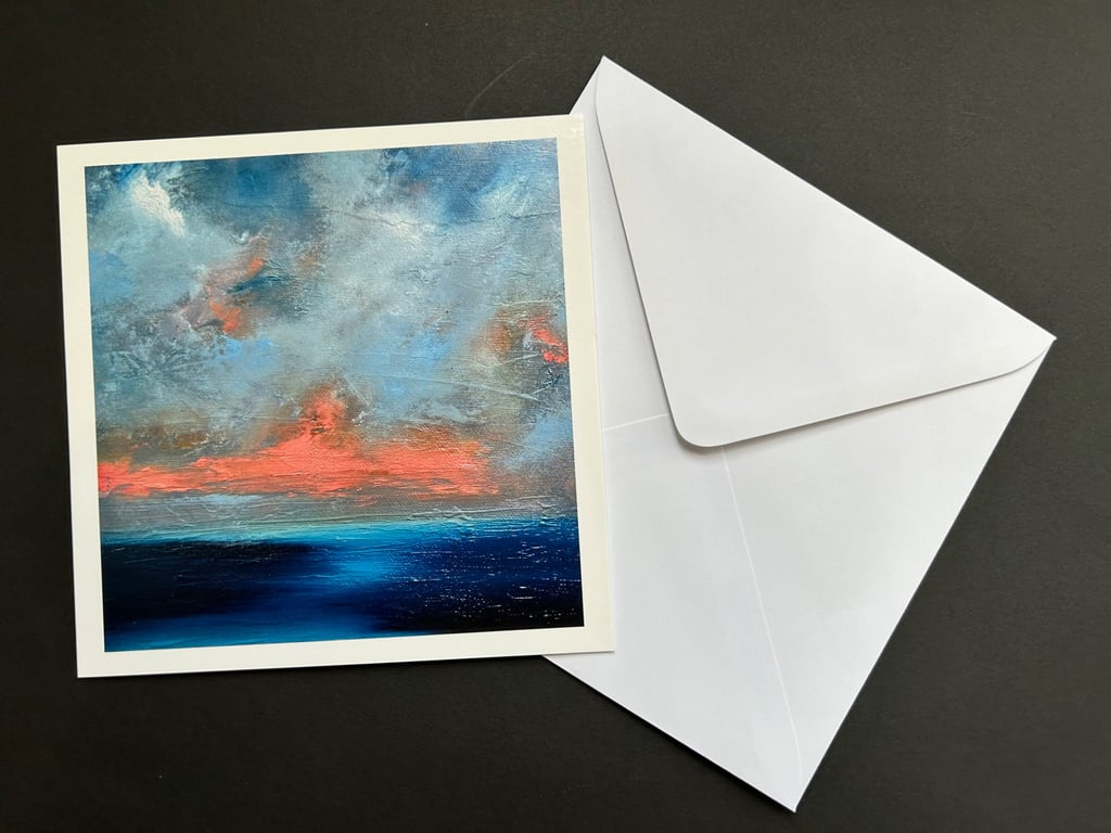 Shimmers of the Day - Greeting Card (Art)