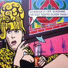 Coronation Street Corriecatures Bet Lynch Worse For Wear  pop art print 10 x 8 