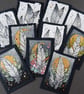 floaty feather - original aceo illustration - Image 7