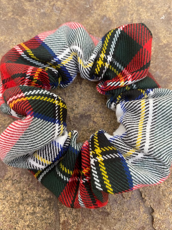Stewart Dress Tartan Hair Scrunchie