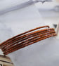 Sale-Copper wrap (memory wire) Bracelet - Image 3
