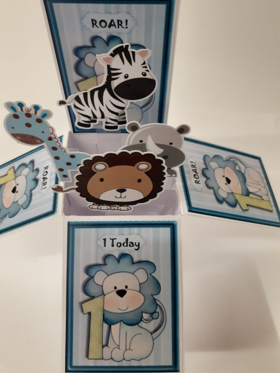 Boys 1st Birthday Card