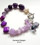 Designer Multigemstone Chakra Charm Bracelet  - Image 3