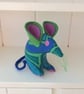 RAINLEIGH Retro Mouse in 70s DAISY Vintage Fabric - Image 2