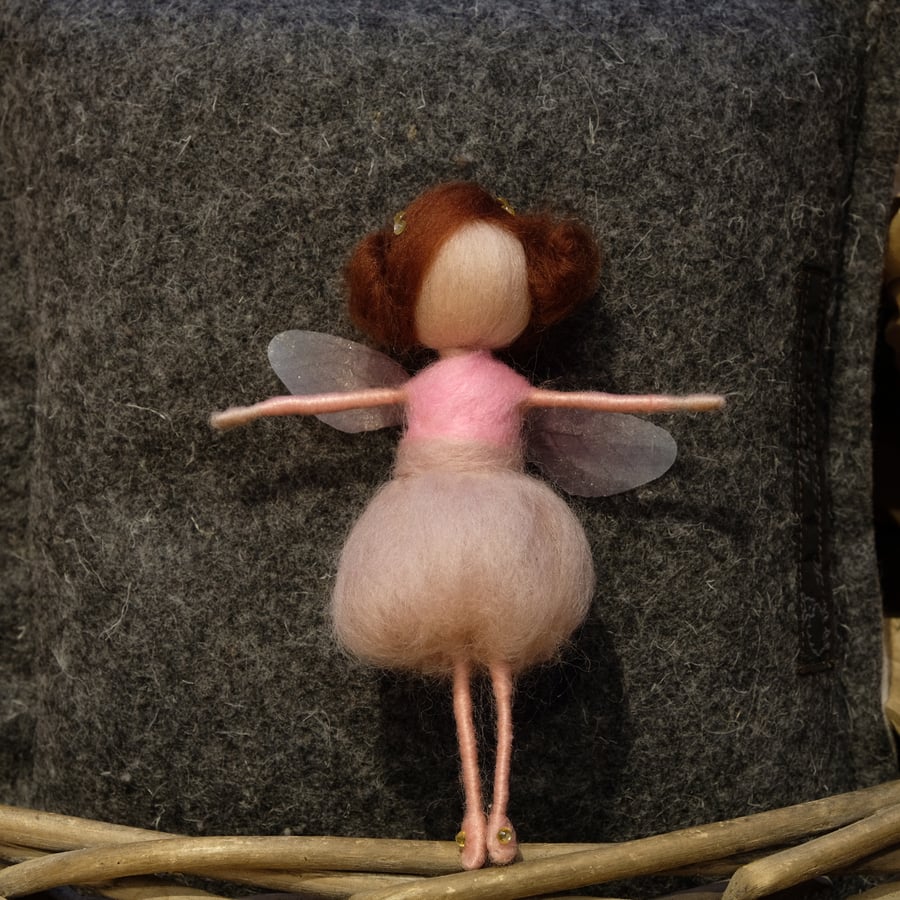 Needle felted fairy 