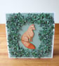 Folk art Fox with Ivy. - Image 2