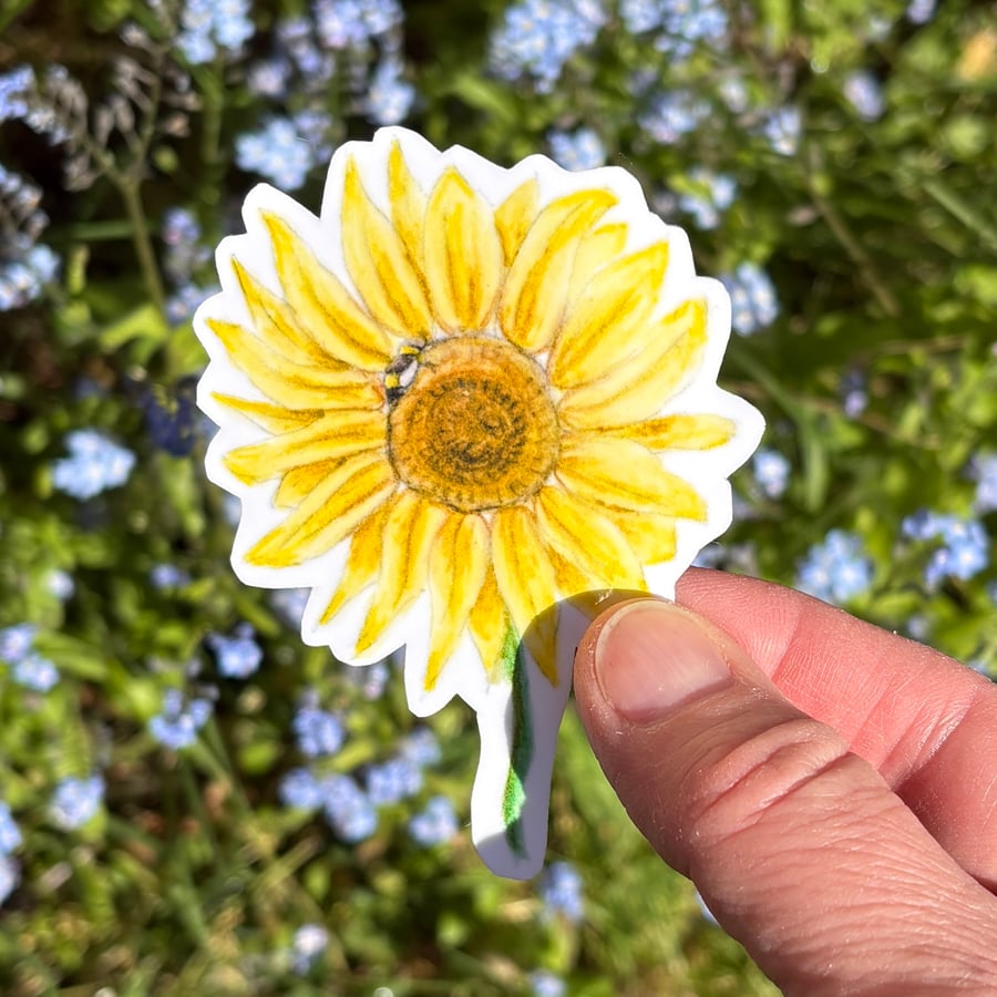 Sunflower Sticker