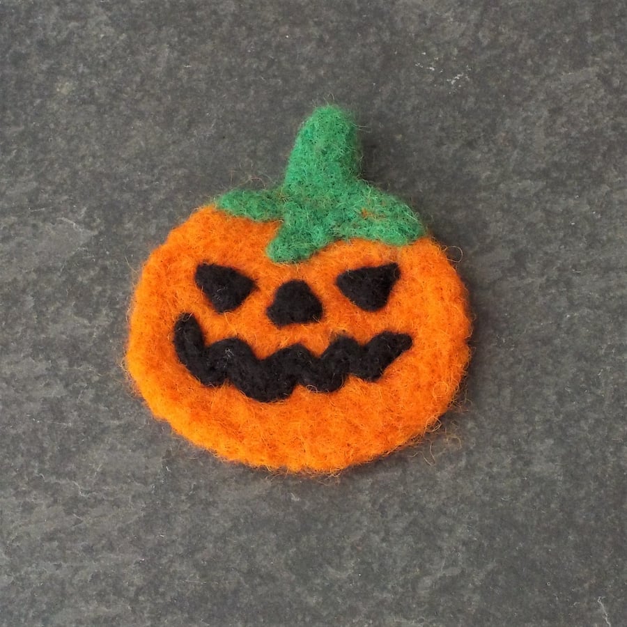 Felt fridge magnet pumpkin Halloween party