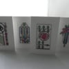 4 x Art Deco Cards