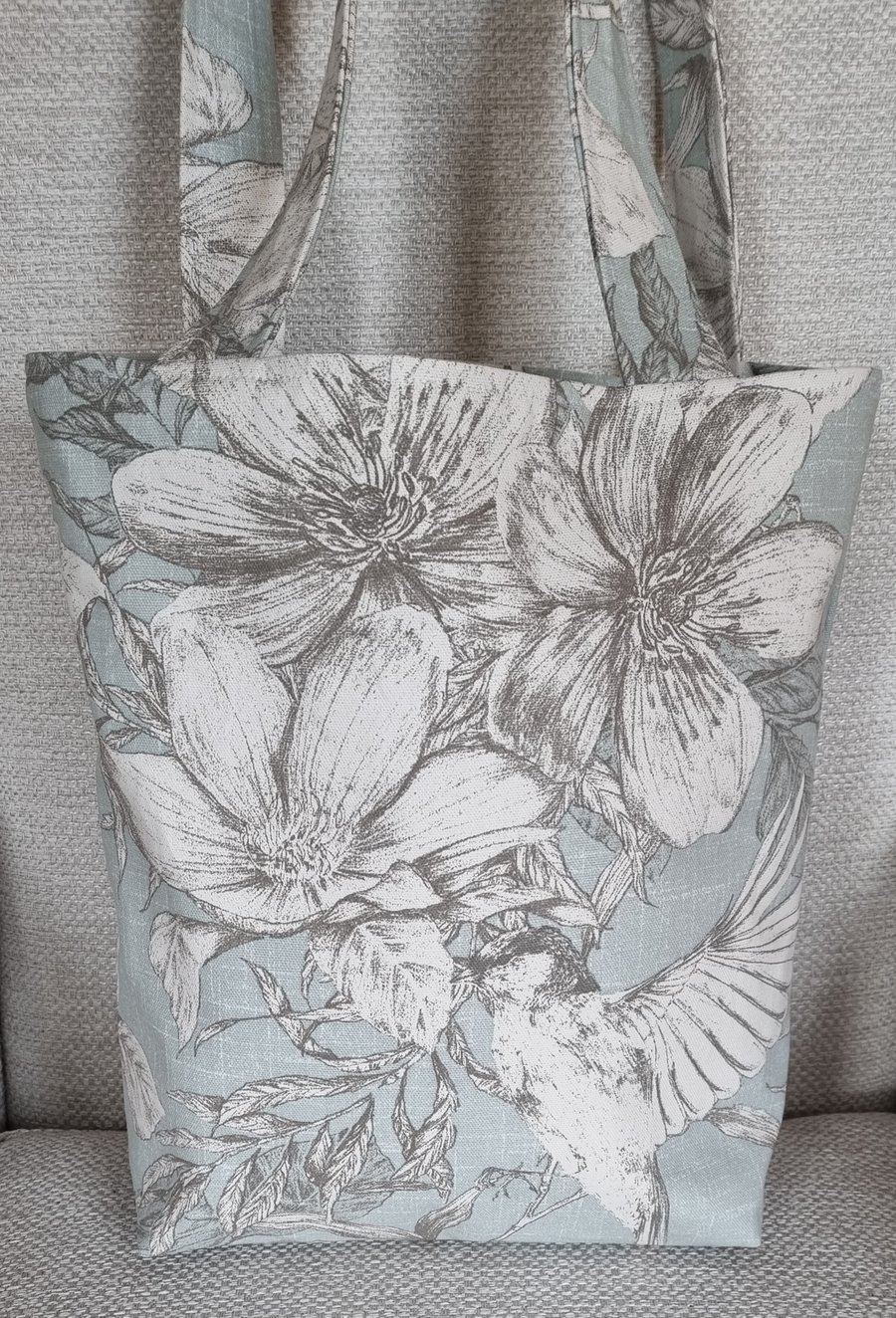 The Maria Tote Bag - Birds and Floral