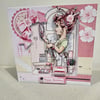 Craft lovers birthday card.  Birthday card for a crafter 