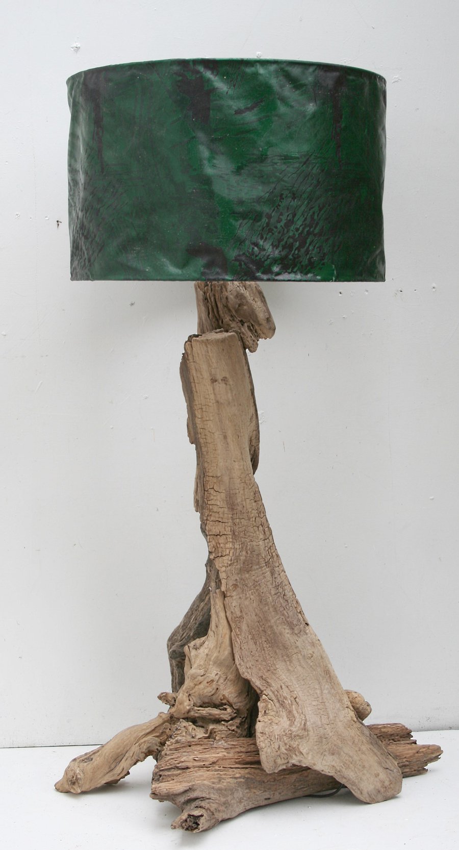 Driftwood Table Lamp,BASE ONLY 110cm tall to top of shade, Drift Wood Lamp