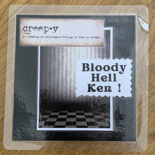 Bloody Hell Ken Handmade Bookmark Paranormal Readers Supernatural Creepy Gift 