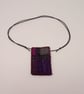 Patchwork hand embroidered necklace - Image 3