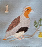 Twelve Days of Christmas, Wall-hanging, cot blanket, hand embroidered - Image 8