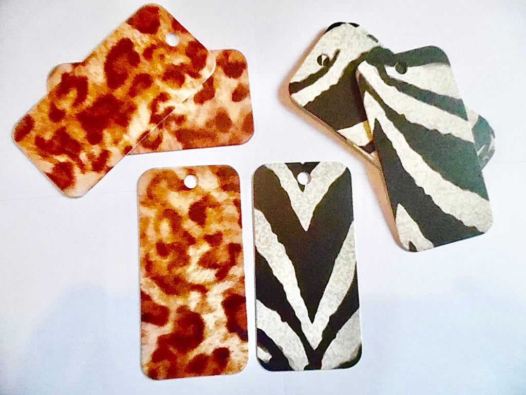 10 Animal print   Gift tags  Weddings, Labels  