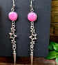 Alternative goddess earrings spike stars gothic emo punk alternative 