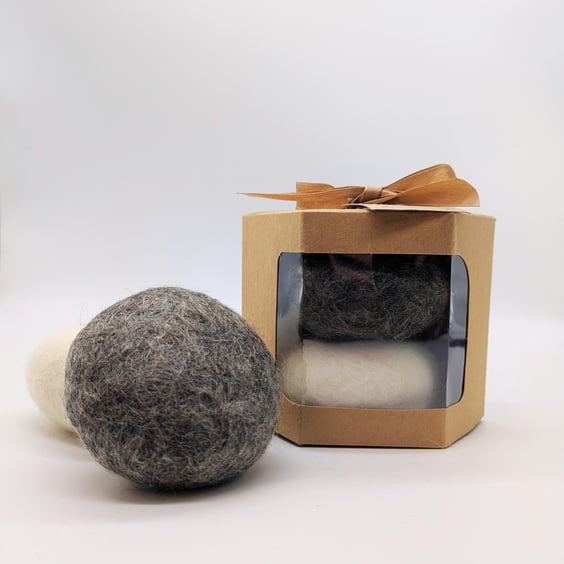 Wet felted rare breed wool Soap gift set