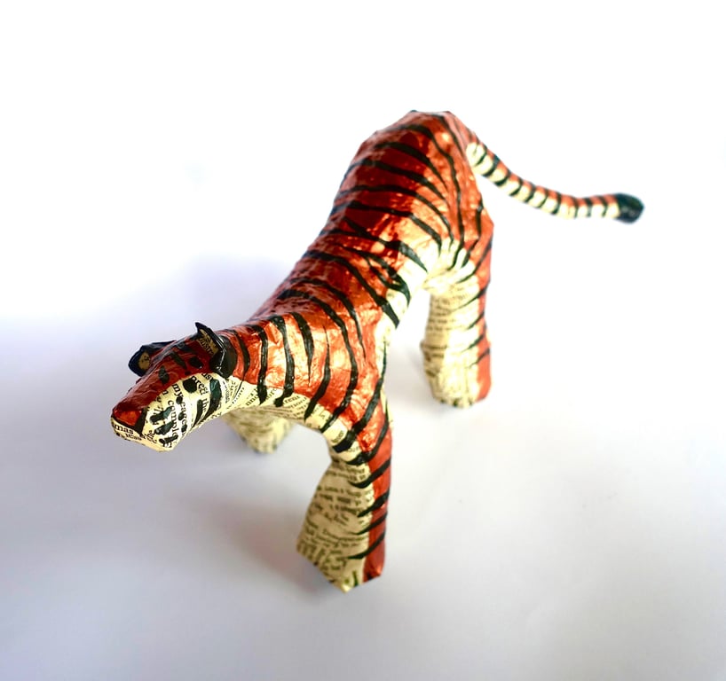 Copper Tiger Model - Made To Order nature inspired jungle home decor art