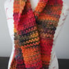 Vibrant and Colourful Wool Scarf 