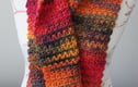 Pretty Variegated Crocheted Scarves