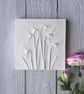 Snowdrops Plaster Cast Wall Plaque - Image 1