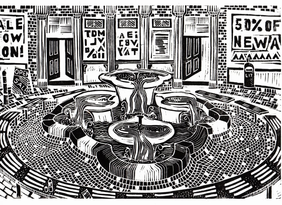 The Lily Pad Fountain, Nuneaton