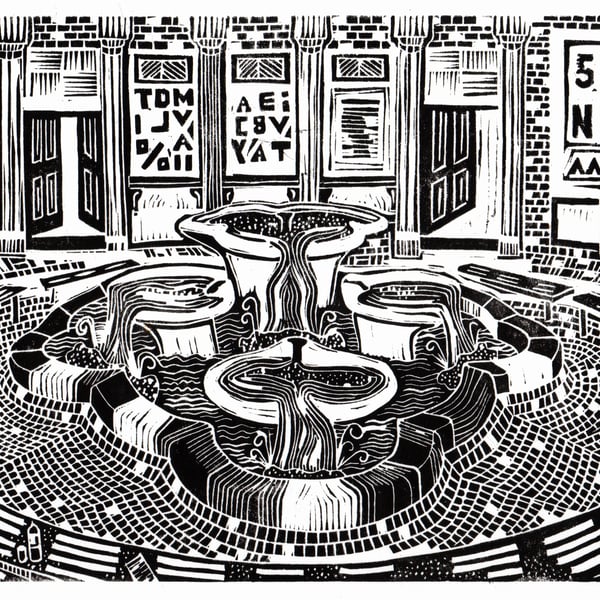 The Lily Pad Fountain, Nuneaton