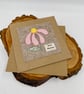 Pretty pink daisy appliqué card for Mummy - Image 6