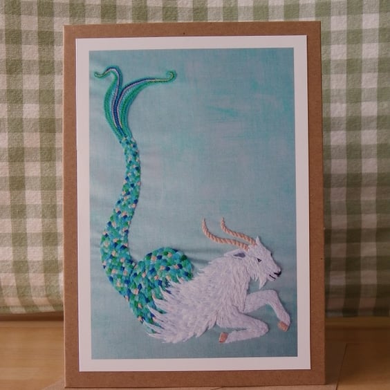 Capricorn Greetings Card