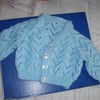 hand knitted baby cardigan