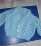 hand knitted baby cardigan