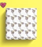 Purple Chopper bike wrapping paper or yellow Gift wrap, Gift wrap for him, bicyc - Image 4