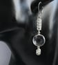 Sterling Silver Clear Quartz Earrings - Image 3